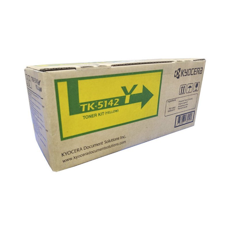 Tóner Kyocera TK-5142Y Compatible P6130cdn/M6030cdn/M6530cdn Color Amarillo